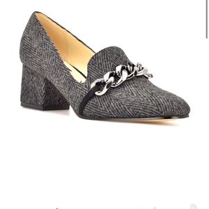 NINE WEST Remal Heeled Loafers NIB Size 6